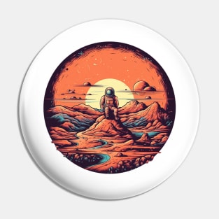 Man on Mars Pin