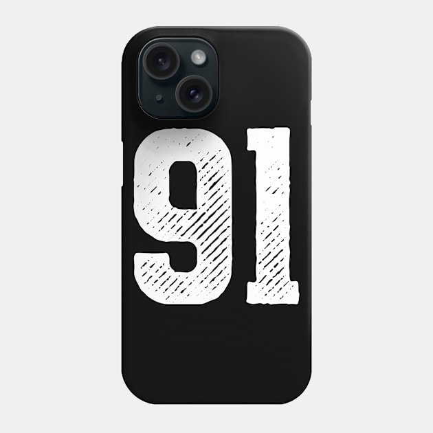 Ninety One 91 Phone Case by colorsplash