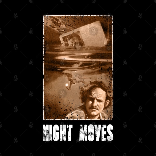 Noir Nostalgia Collection Moves T-Shirts, Echoes of Gene Hackman's Detective Legacy in Every Stitch by JaylahKrueger