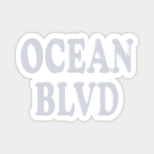 OCEAN BLVD (distressed) Magnet