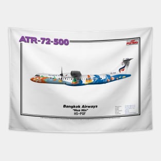 Avions de Transport Régional 72-500 - Bangkok Airways "Hua Hin" (Art Print) Tapestry