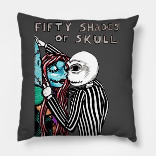 Fifty Shades of Skull Pillow