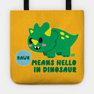 RAWR HELLO Tote