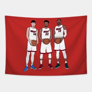 the big 3 of miami Tapestry