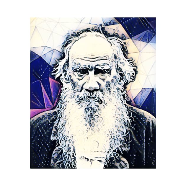 Leo Tolstoy Portrait | Leo Tolstoy Artwork 14 by JustLit