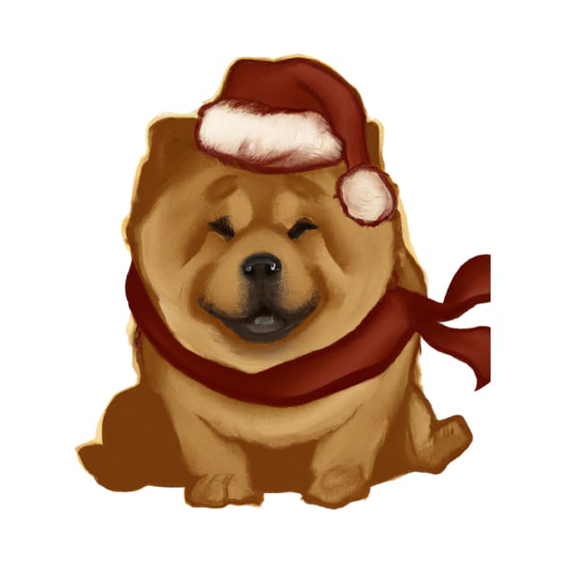 Cute Chow Chow Drawing by Play Zoo