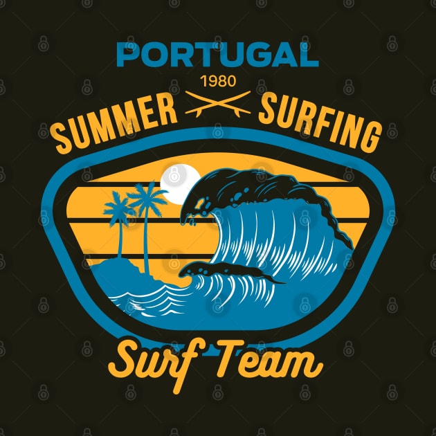 Portugal summer surfing by GreekTavern