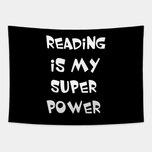 reading is my super power Tapestry