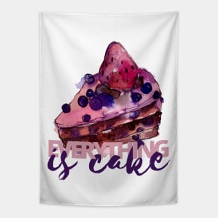 Everything is Cake, Purple and Rose Tapestry