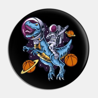 Basketball t-rex Pin