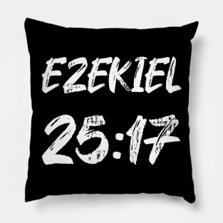 Ezekiel 25:17 Text Typography Pillow