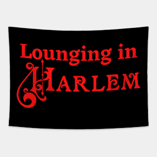 Lounging In Harlem Text Based Design Tapestry