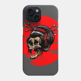 Geisha Skull Phone Case