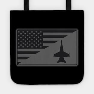 F/A-18 Hornet US Flag Patch (subdued) Tote