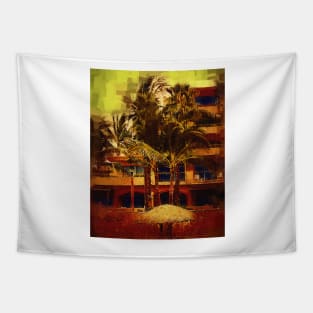 Resort Palm Trees Tapestry