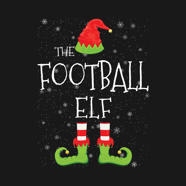 FOOTBALL Elf Family Matching Christmas Group Funny Gift by tabaojohnny