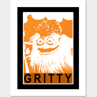 Gritty, Broad Street Bullies, Philadelphia Flyers - Gritty Philly Flyers  Mascot - Sticker