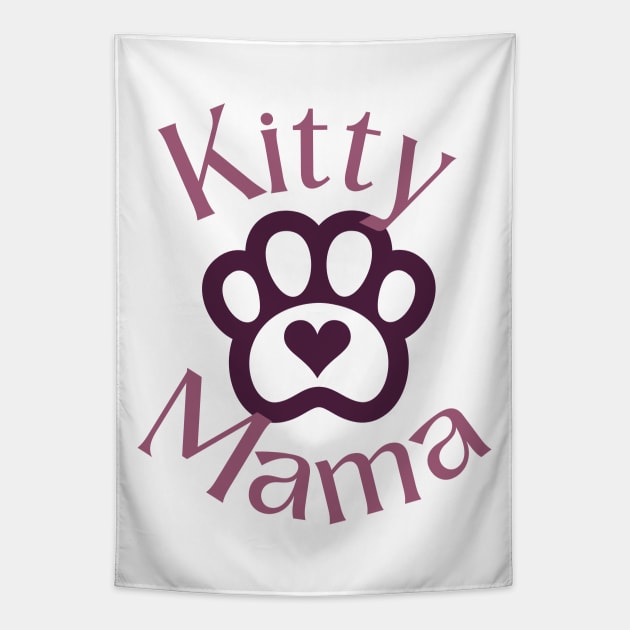 Kitty Mama Tapestry by Mazzlo Shop