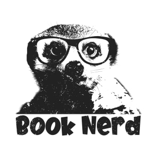 Funny Meerkat Book Nerd T-Shirt