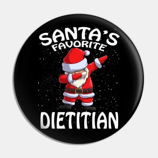 Santas Favorite Dietitian Christmas Pin