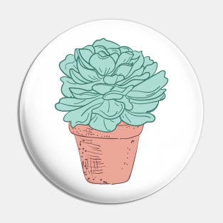 Leafy Cactus Pin