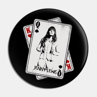 Retro Jenny Lewis Card Style Pin