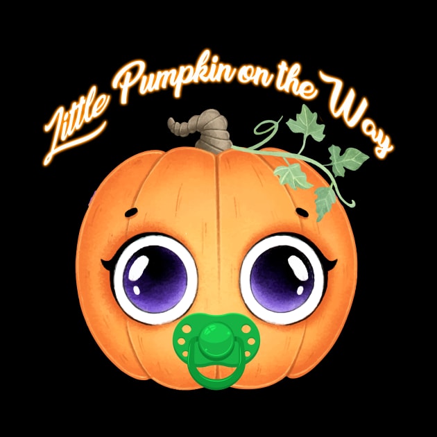 Little Pumpkin on the Way by WalkingMombieDesign