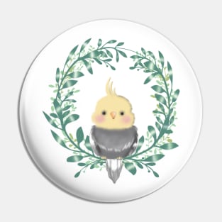 Cockatiel design Pin