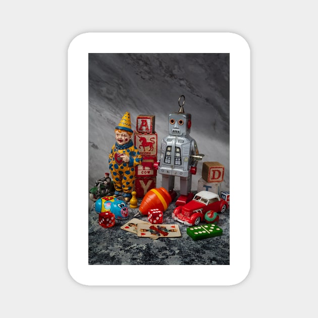 Toys And Playthings Magnet by photogarry