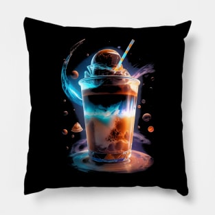 Ice Coffee in Space Pillow