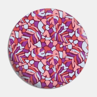 Matisse Burgundy Tropical Leaves Pin