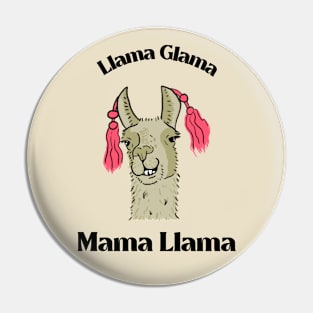 Mama Llama Glam Pin