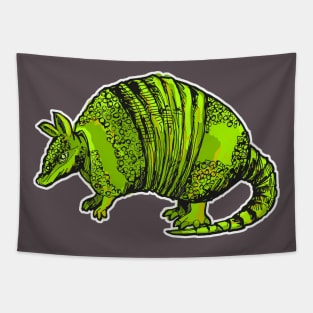 Green Armadillo Tapestry