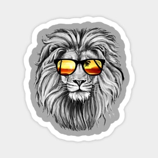 Summer Lion Magnet