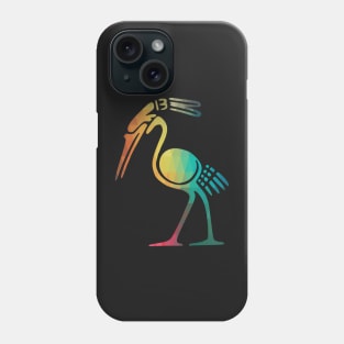 Rainbow bird symbol Phone Case