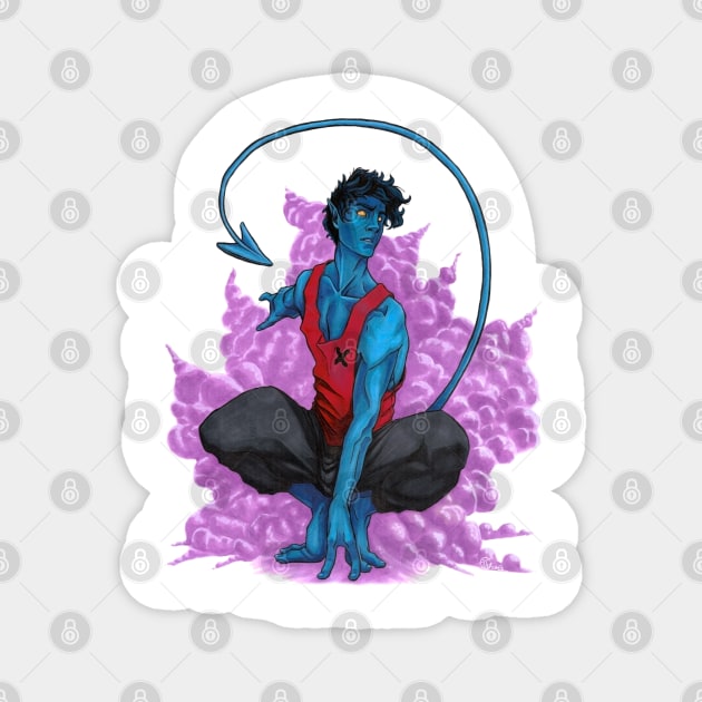 Athleisure Nightcrawler Magnet by JeniiDrawsShit