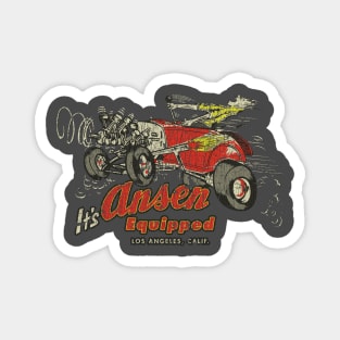 Ansen Equipped Hot Rod Magnet