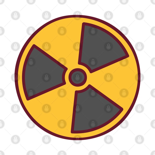 Warning Symbol, Nuclear Radiation Symbol by Islanr