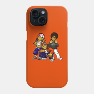 hip hop png amazing trio icon Phone Case