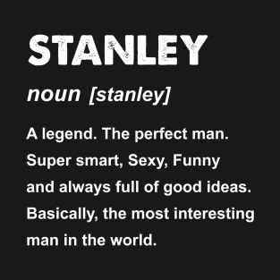 Mens Stanley Name Gift design T-Shirt