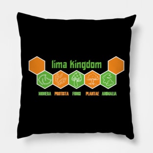 Biology T-shirt - 5kingdom 1 Pillow