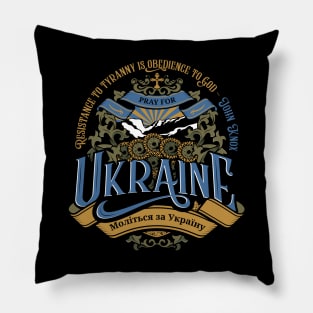 Pray for Ukraine Pillow