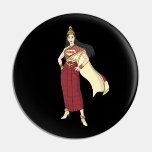 Khmer Cambodian Strong Woman Pin