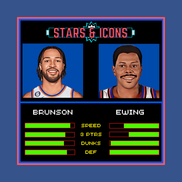 Brunson & Ewing - NBA Jam “Stars & Icons” Edition by M.I.M.P.