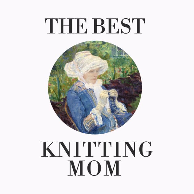 THE BEST KNITTING MOM EVER FINE ART VINTAGE STYLE MOTHER OLD TIMES. by the619hub