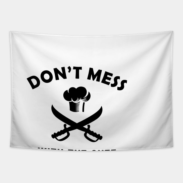 Chef - Don't mess with the chef Tapestry by KC Happy Shop
