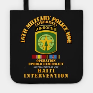 Uphold Demo - 16th Military Police Bde w Svc Ribbons Tote