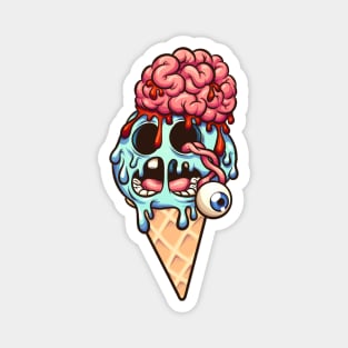 Zombie Ice Cream Magnet