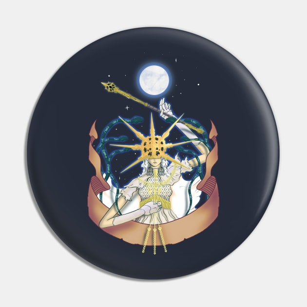 Disciple of The Dark Moon Pin by dallasjgiorgi@outlook.com