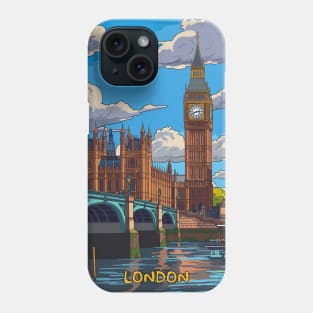 London Cartoon Style Phone Case